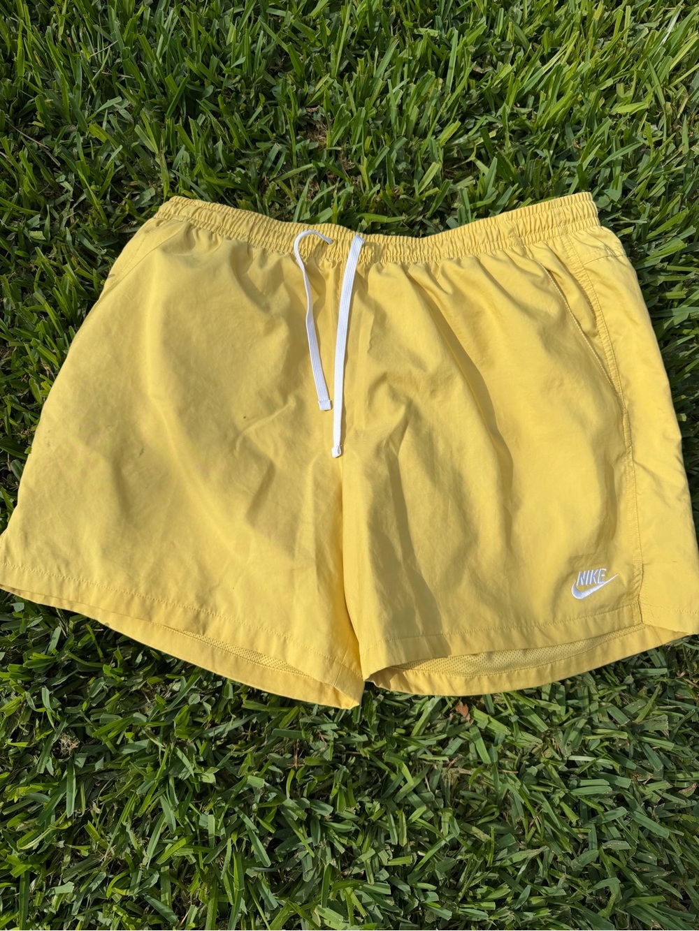 Nike Yellow Swim Shorts - XXL